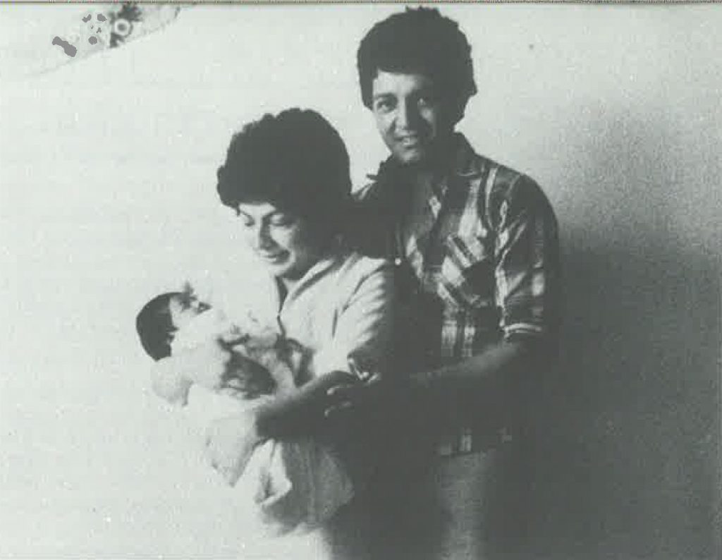 Nineth de García junto a su esposo Fernando García, desaparecido desde febrero de 1984